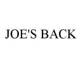 JOE'S BACK