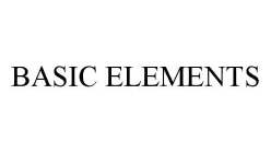BASIC ELEMENTS