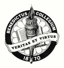 BENEDICTUS COLLEGIUM VERITAS ET VIRTUS 1870