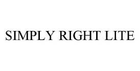 SIMPLY RIGHT LITE