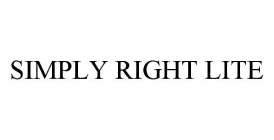 SIMPLY RIGHT LITE