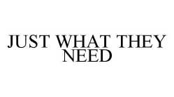 JUST WHAT THEY NEED