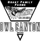OWL CANYON GRANT FAMILY FARMS CERTIFIED ORGANIC COLORADO BRAND