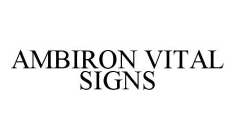 AMBIRON VITAL SIGNS