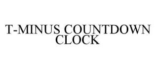 T-MINUS COUNTDOWN CLOCK