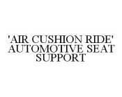 'AIR CUSHION RIDE' AUTOMOTIVE SEAT SUPPORT