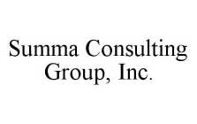 SUMMA CONSULTING GROUP, INC.