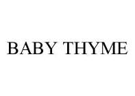 BABY THYME