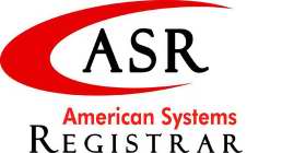 ASR AMERICAN SYSTEMS REGISTRAR