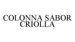 COLONNA SABOR CRIOLLA