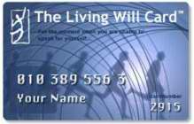 THE LIVING WILL CARD