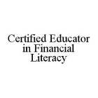 CERTIFIED EDUCATOR IN FINANCIAL LITERACY