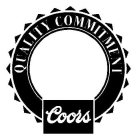 COORS QUALITY COMMITMENT