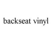 BACKSEAT VINYL