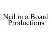 NAIL IN A BOARD PRODUCTIONS