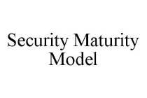 SECURITY MATURITY MODEL