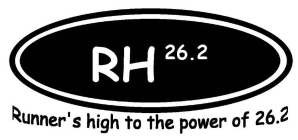 RH 26.2 RUNNER'S HIGH TO THE POWER OF 26.2