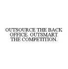OUTSOURCE THE BACK OFFICE. OUTSMART THE COMPETITION.