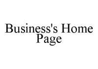 BUSINESS'S HOME PAGE