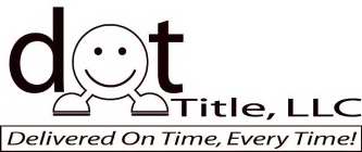 DOT TITLE, LLC DELIVERED ON TIME, EVERY TIME!