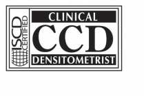 CCD CLINICAL DENSITOMETRIST ISCD CERTIFIED