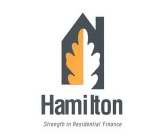 HAMILTON STRENGTH IN RESIDENTIAL FINANCE