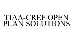 TIAA-CREF OPEN PLAN SOLUTIONS