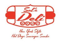 SAL'S DELI DOGS NEW YORK STYLE HOT DOGS SAUSAGES SNACKS