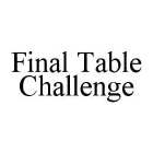 FINAL TABLE CHALLENGE