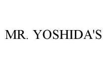 MR. YOSHIDA'S
