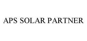 APS SOLAR PARTNER