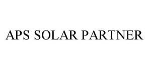 APS SOLAR PARTNER