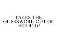 TAKES THE GUESSWORK OUT OF FEEDING!