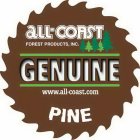 ALL-COAST FOREST PRODUCTS, INC. GENUINE WWW.ALL-COAST.COM PINE