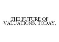 THE FUTURE OF VALUATIONS. TODAY.