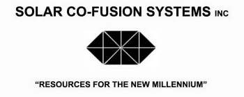 SOLAR CO-FUSION SYSTEMS INC 