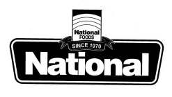 NATIONAL NATIONAL FOODS SINCE 1970