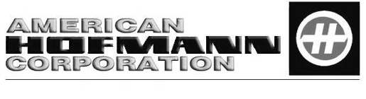 H AMERICAN HOFMANN CORPORATION