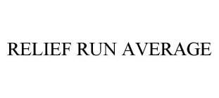 RELIEF RUN AVERAGE