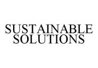 SUSTAINABLE SOLUTIONS