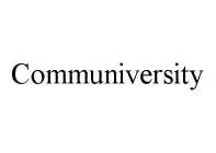 COMMUNIVERSITY