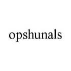 OPSHUNALS