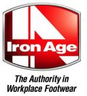 IA IRON AGE THE AUTHORITY IN WORKPLACE FOOTWEAR