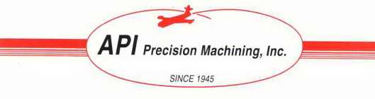 API PRECISION MACHINING SINCE 1945