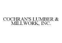 COCHRAN'S LUMBER & MILLWORK, INC.