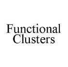 FUNCTIONAL CLUSTERS