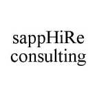 SAPPHIRE CONSULTING
