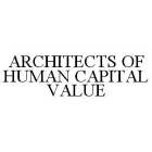 ARCHITECTS OF HUMAN CAPITAL VALUE