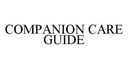 COMPANION CARE GUIDE