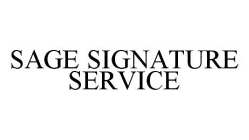 SAGE SIGNATURE SERVICE